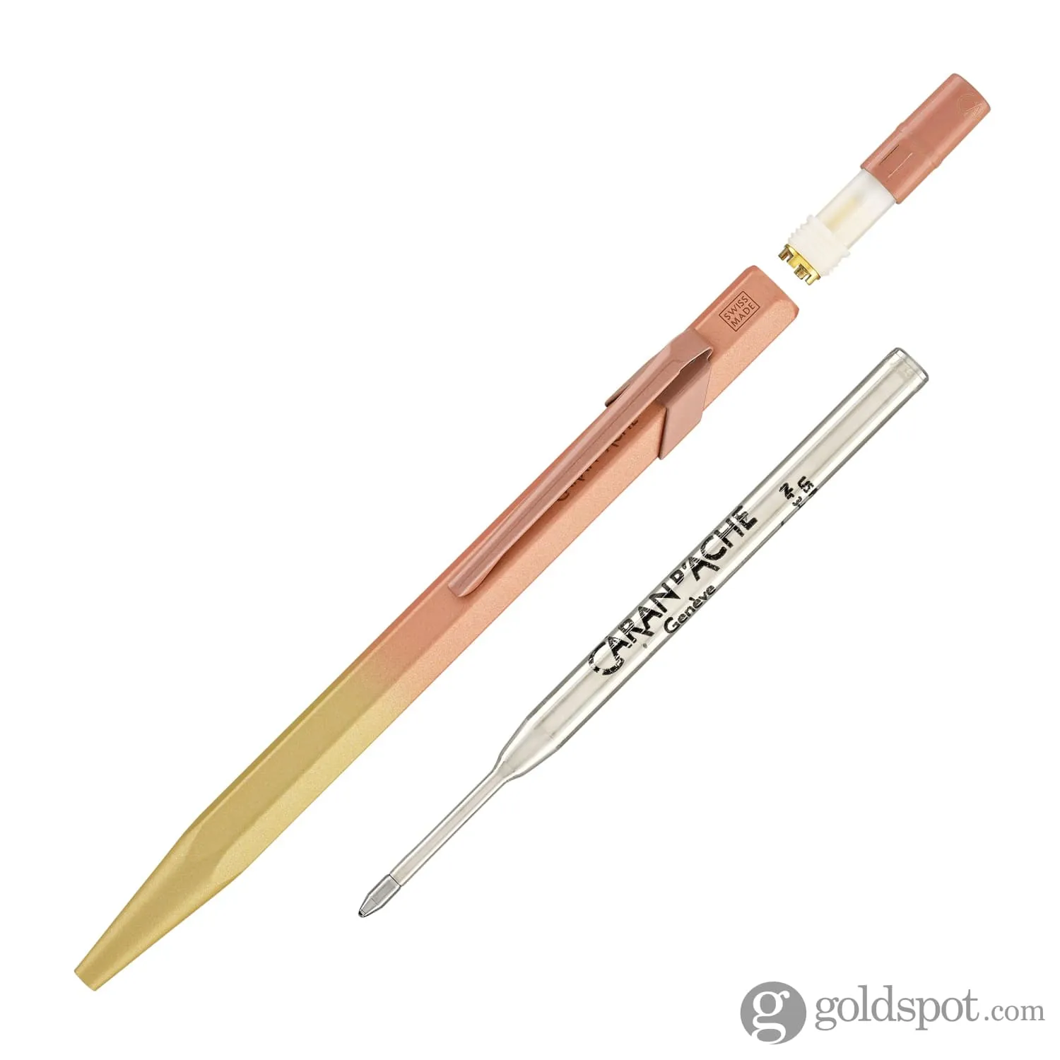 Caran d'Ache 849 Claim Your Style Ballpoint Pen in Sunstone Pink - Limited Edition 5