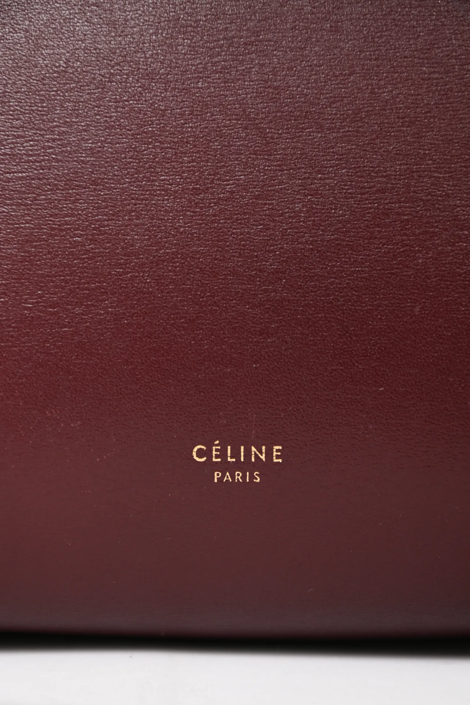 Celine 2016 Burgundy Contrast Stitch Mini Belt Bag with Strap