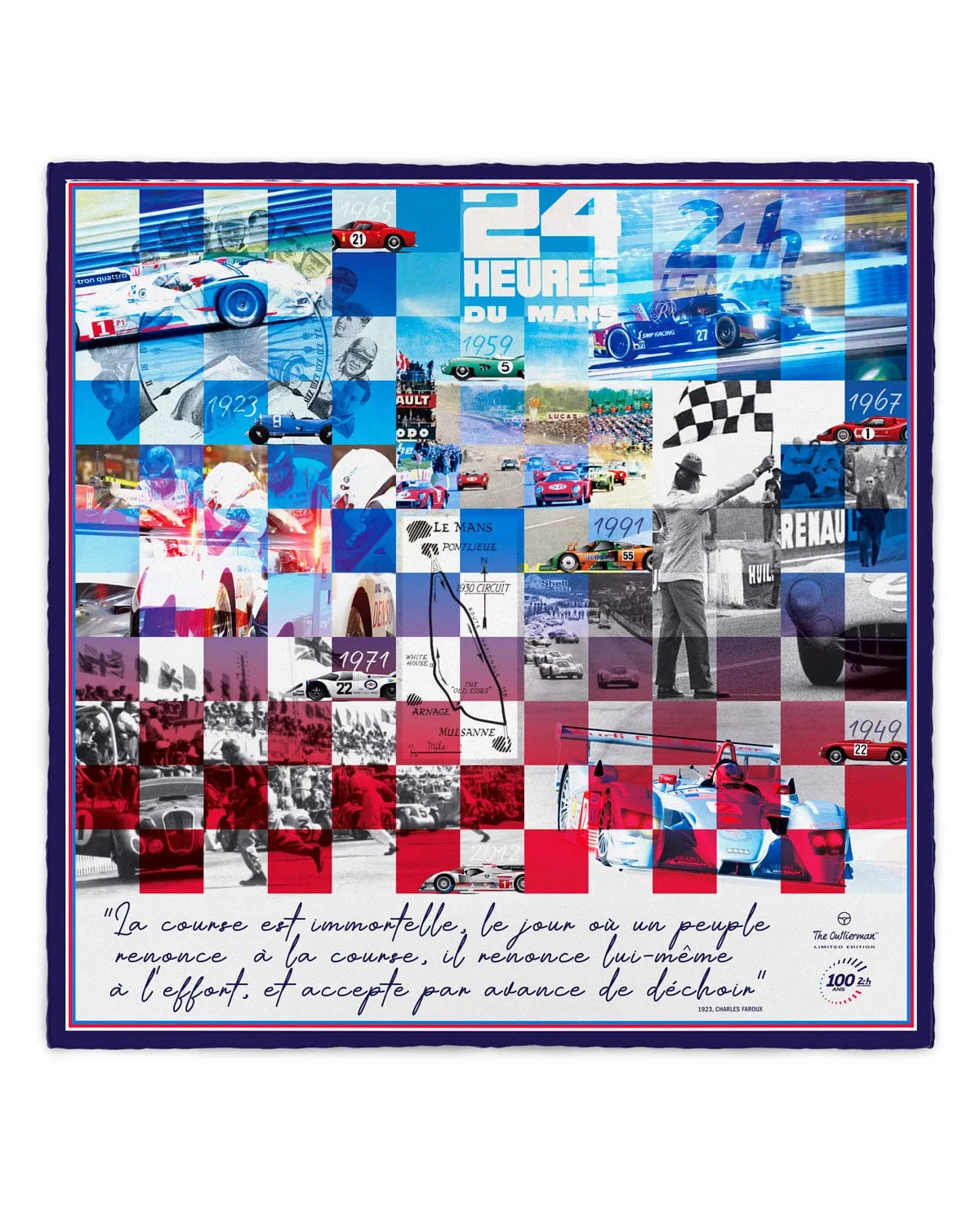 CENTENARY | 24 Hours of Le Mans - Silk Scarf