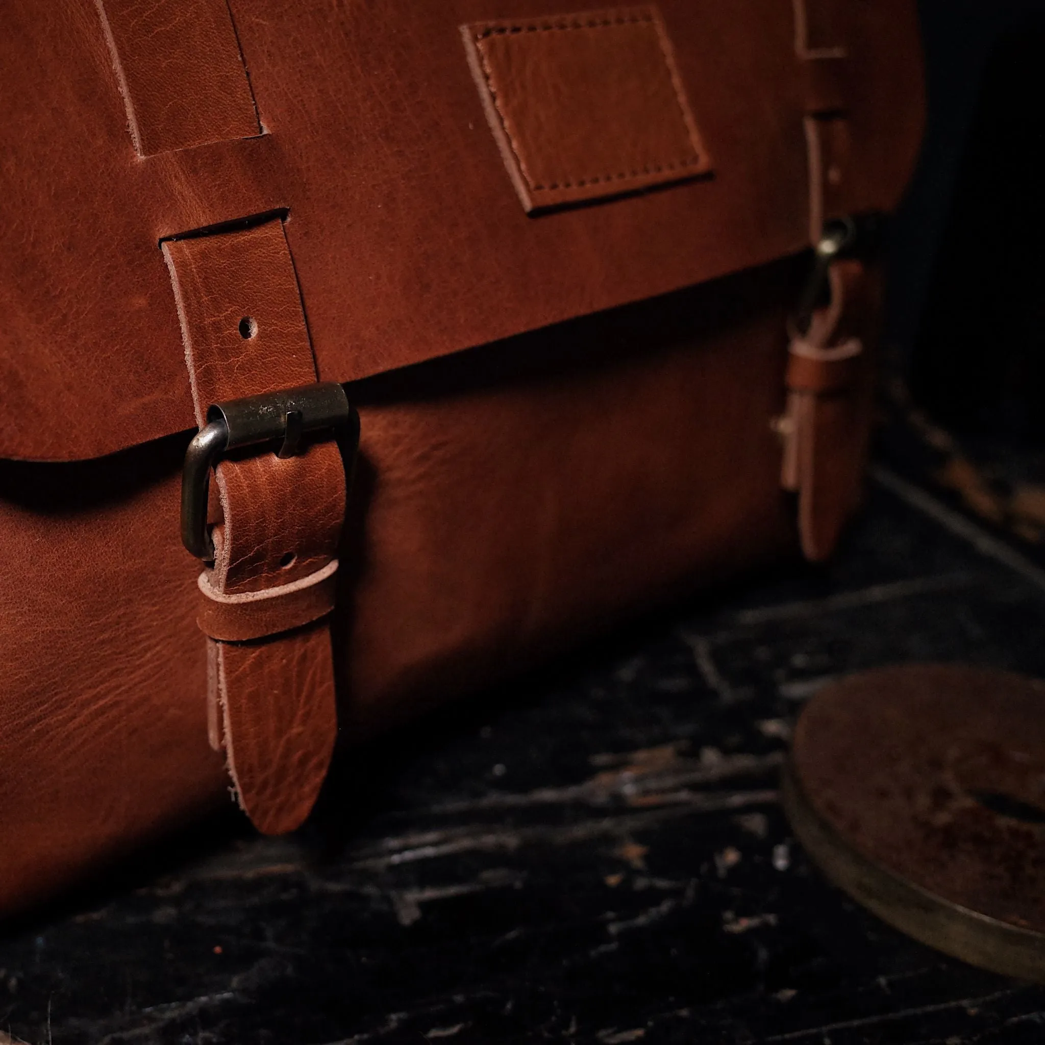 Champlain Leather Satchel – English Tan Edition