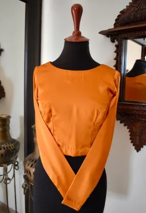 Charmeuse Silk: Orange Dream