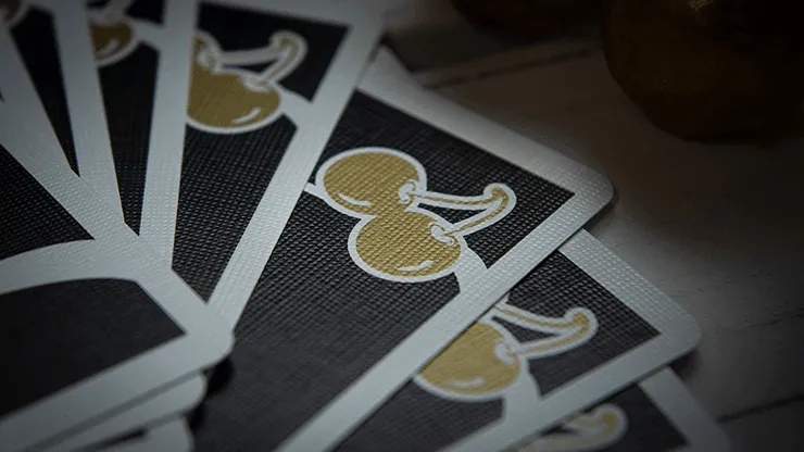 Cherry Casino Monte Carlo Black and Gold - Limited Edition Playing Cards