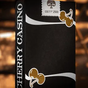 Cherry Casino Monte Carlo Black and Gold - Limited Edition Playing Cards
