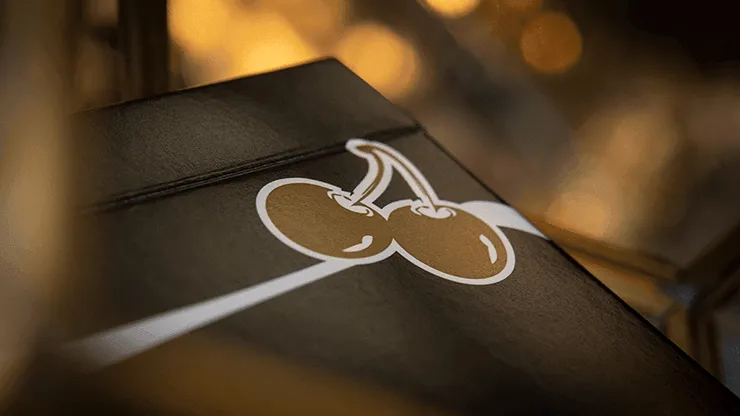 Cherry Casino Monte Carlo Black and Gold - Limited Edition Playing Cards
