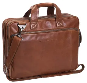 Chesterfield Manuel Leather Laptop Bag | Cognac