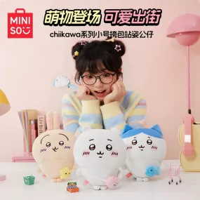 ChiiKawa X Miniso | ChiiKawa Hachiware Usagi Outing with Bag - 20cm Plush Doll Kawaii items Room Decoration doll