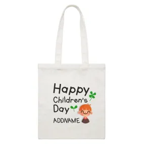 Children's Day Gift Series Happy Children's Day Cute Boy Addname  Canvas Bag