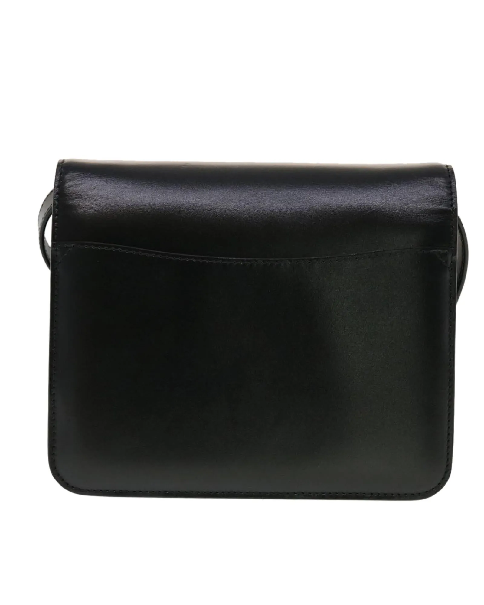 Chloe Woody Small Leather Shoulder Bag Black