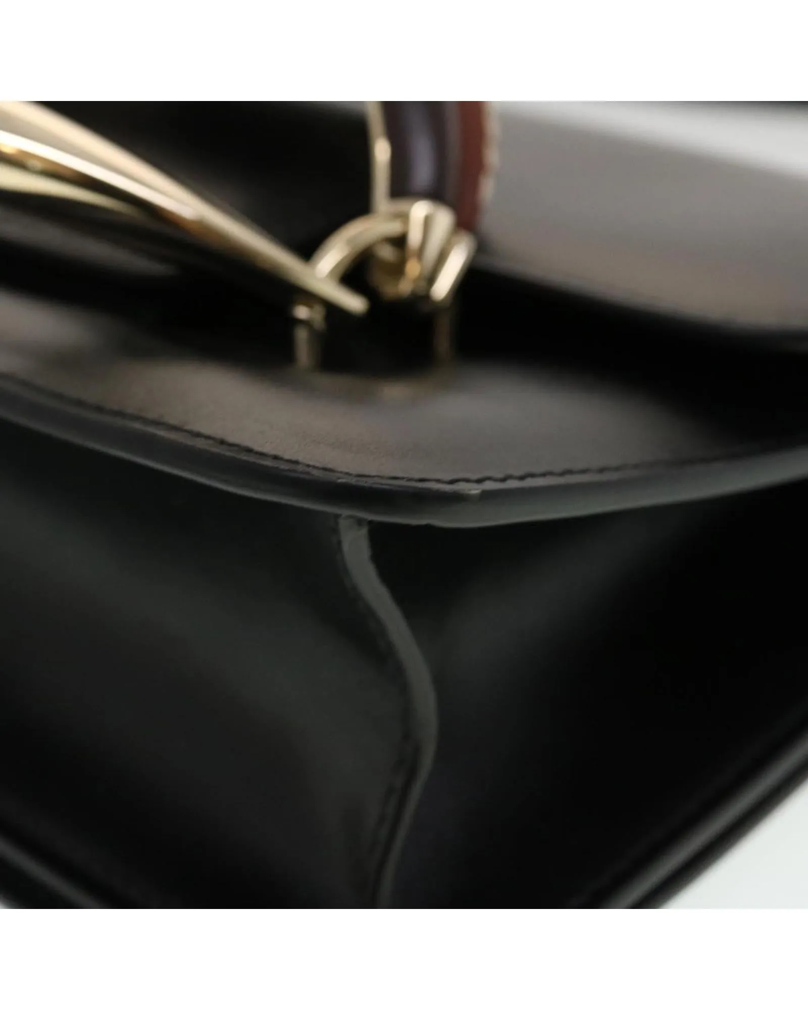 Chloe Woody Small Leather Shoulder Bag Black
