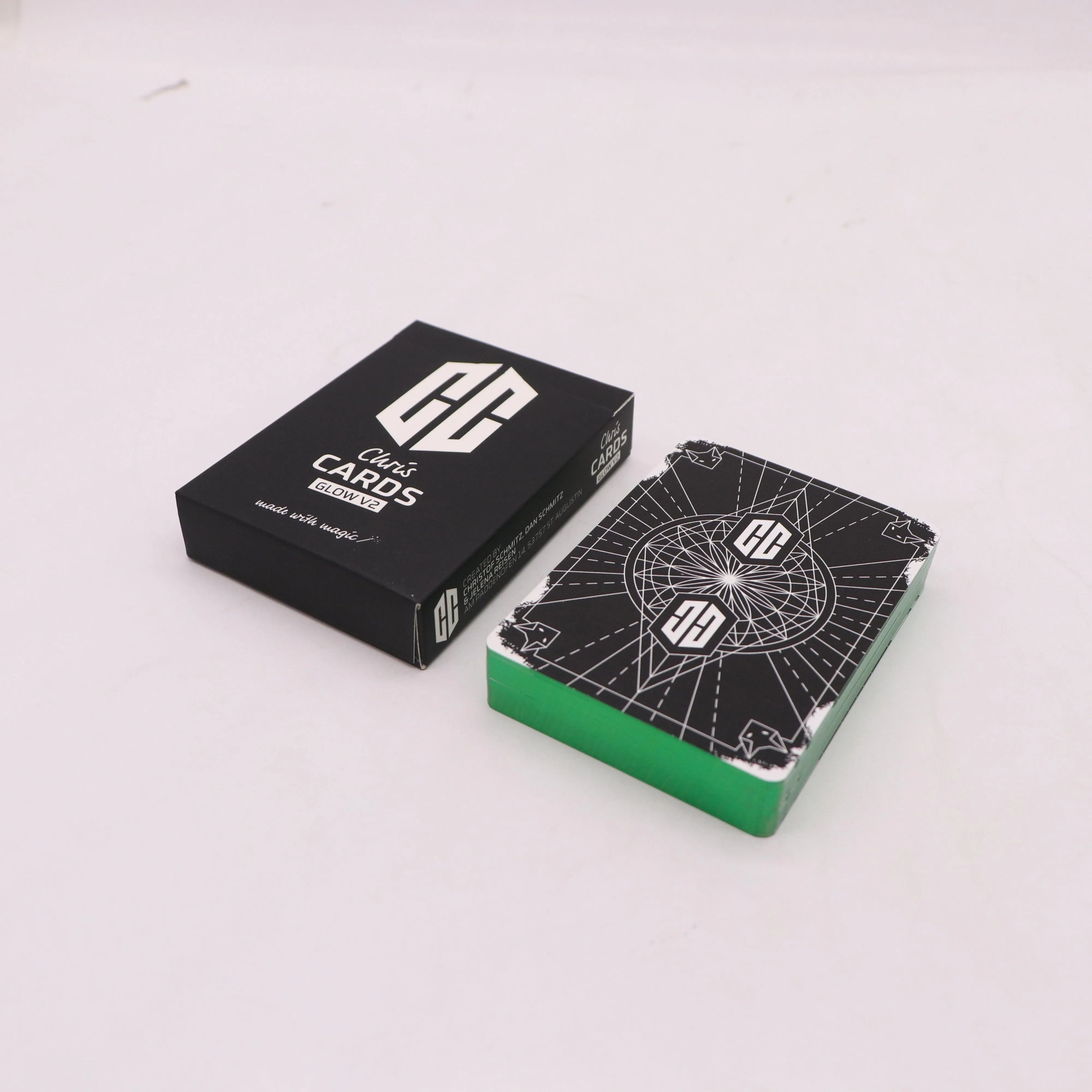 Chris Cards Gilded Green Playing Cards