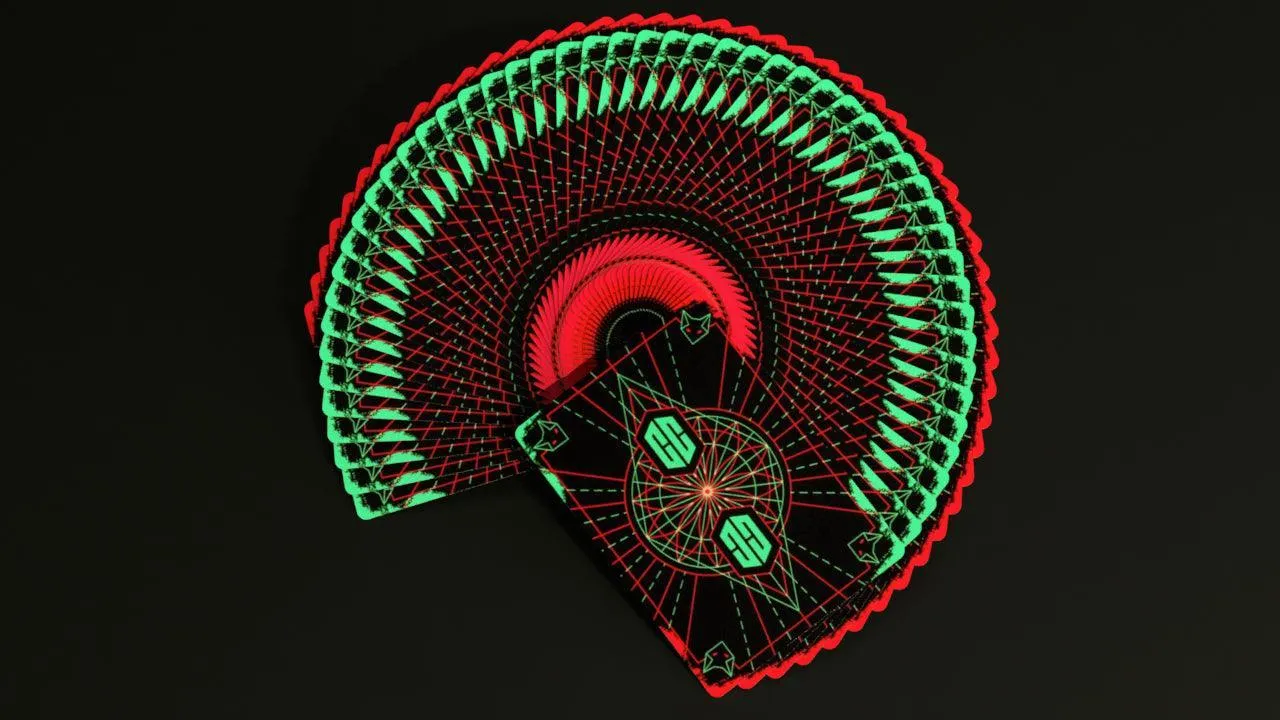 Chris Cards Gilded Green Playing Cards