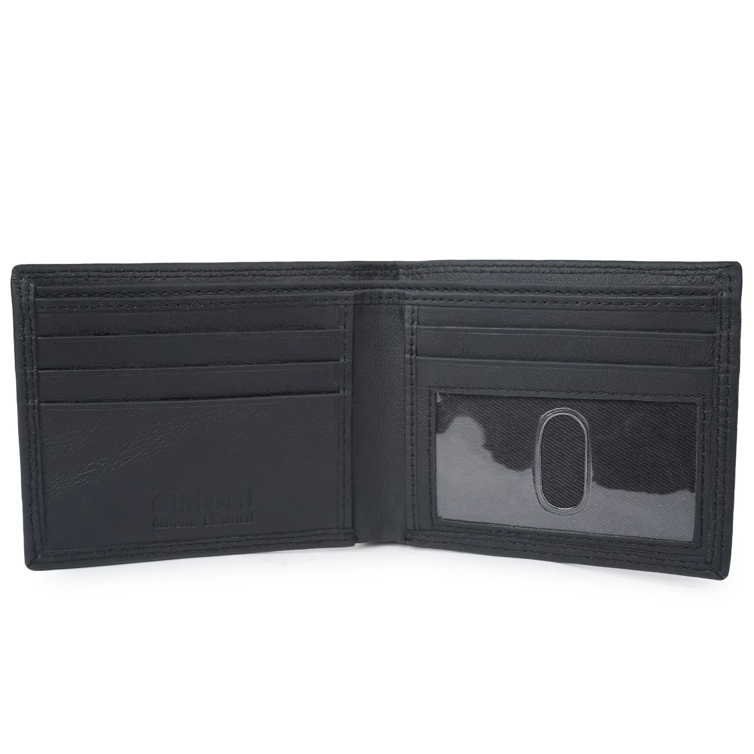 CIMONI Genuine Leather Wallet for Men I Ultra Strong Stitching I 7 Credit Card Slots