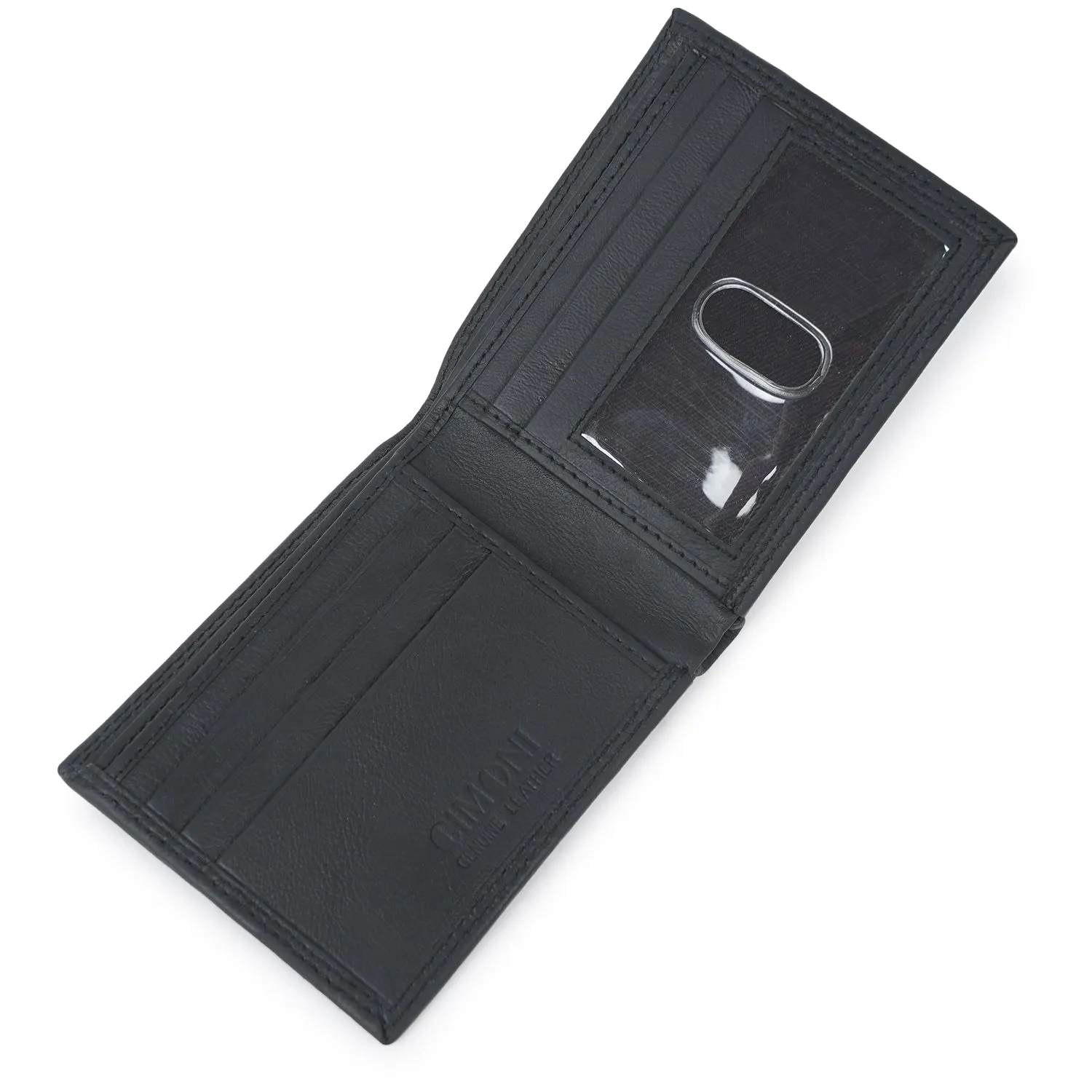 CIMONI Genuine Leather Wallet for Men I Ultra Strong Stitching I 7 Credit Card Slots