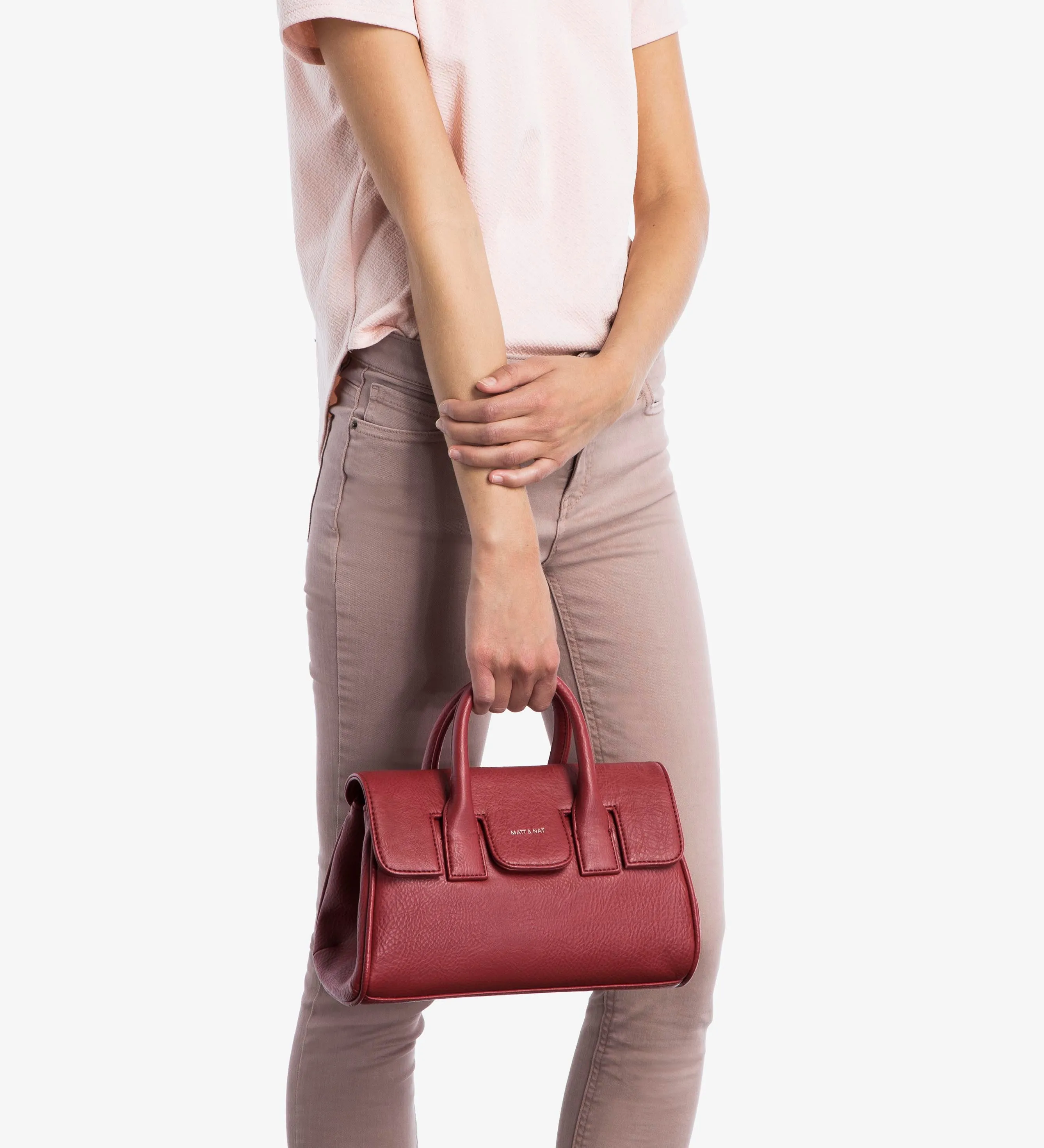 CLARKE MINI Vegan Satchel - Dwell
