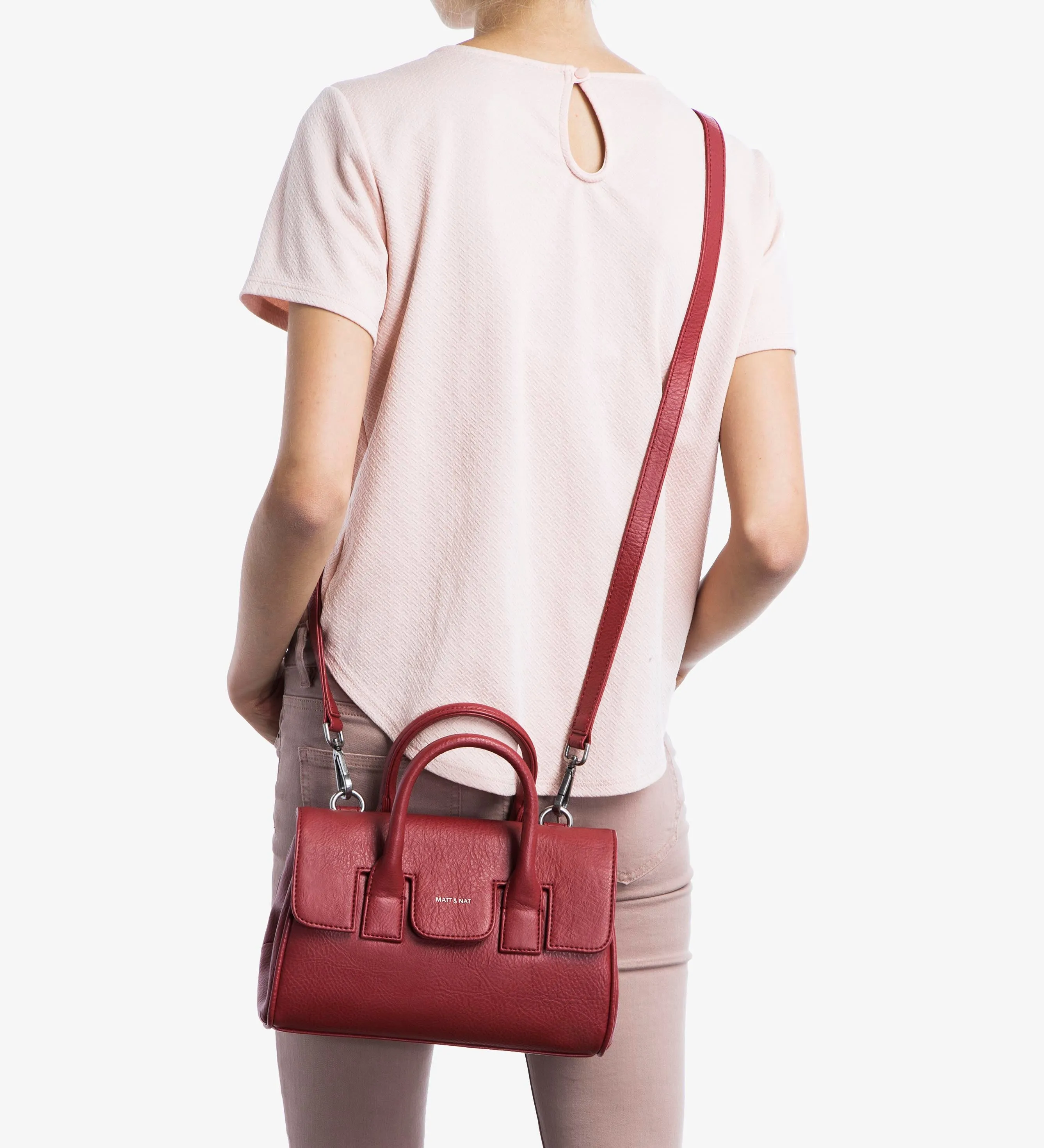 CLARKE MINI Vegan Satchel - Dwell