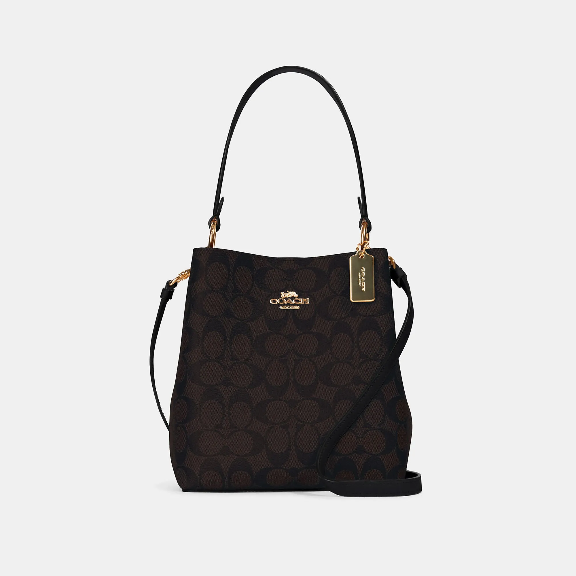 COACH Small Town Bucket Bag In Signature Canvas