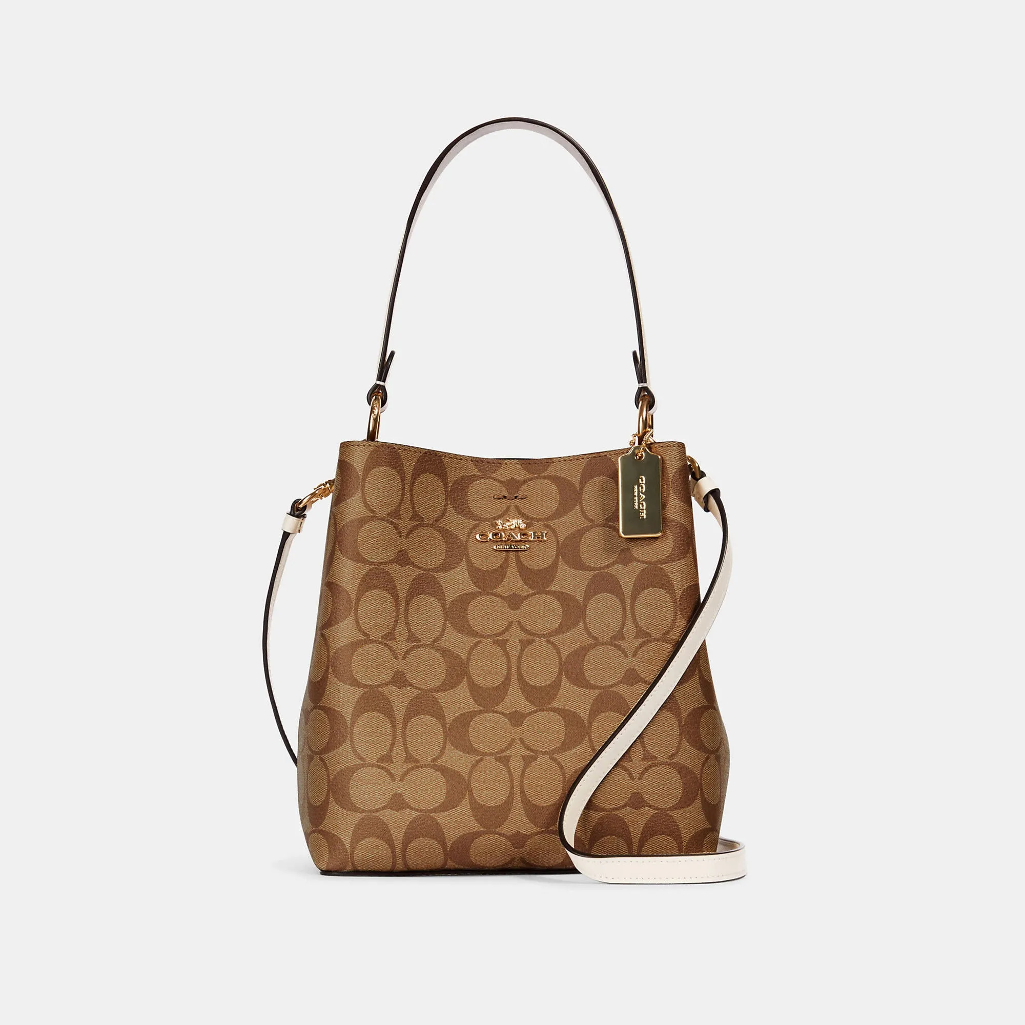 COACH Small Town Bucket Bag In Signature Canvas