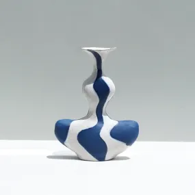 Cobalt Blue Groovy Vessel
