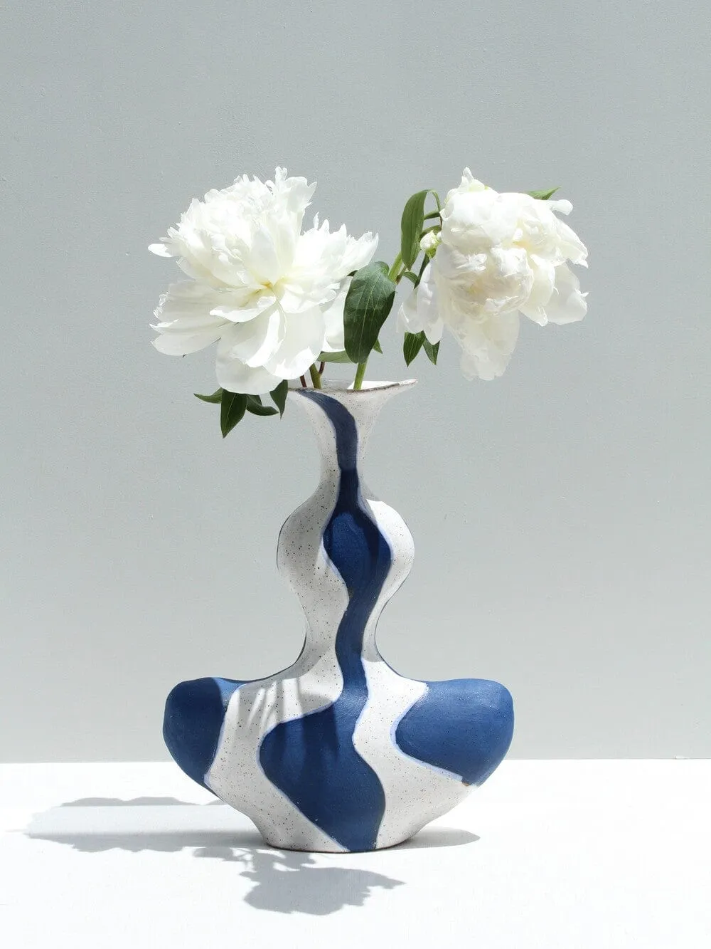 Cobalt Blue Groovy Vessel