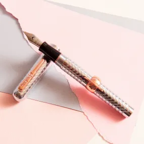 Conklin Mark Twain Crescent Filler 125th Anniversary Rose Gold Fountain Pen