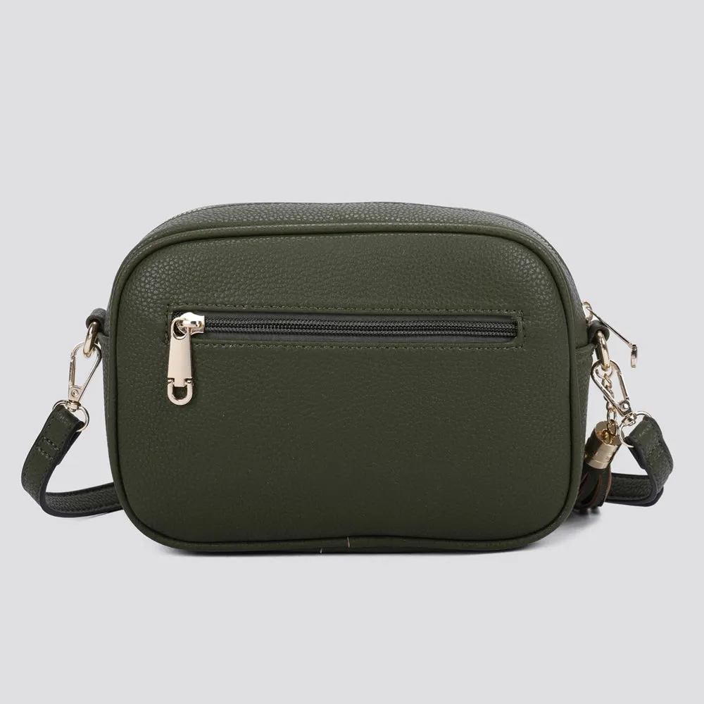 Cross Body PU Camera Bag - Light Blue