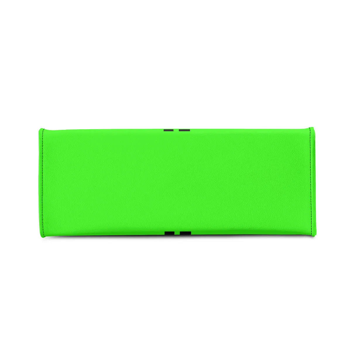 DCYG  Black Red Bottoms & Neon Green Multiple Sizes Upgraded Luxury Women PU Leather Handbag