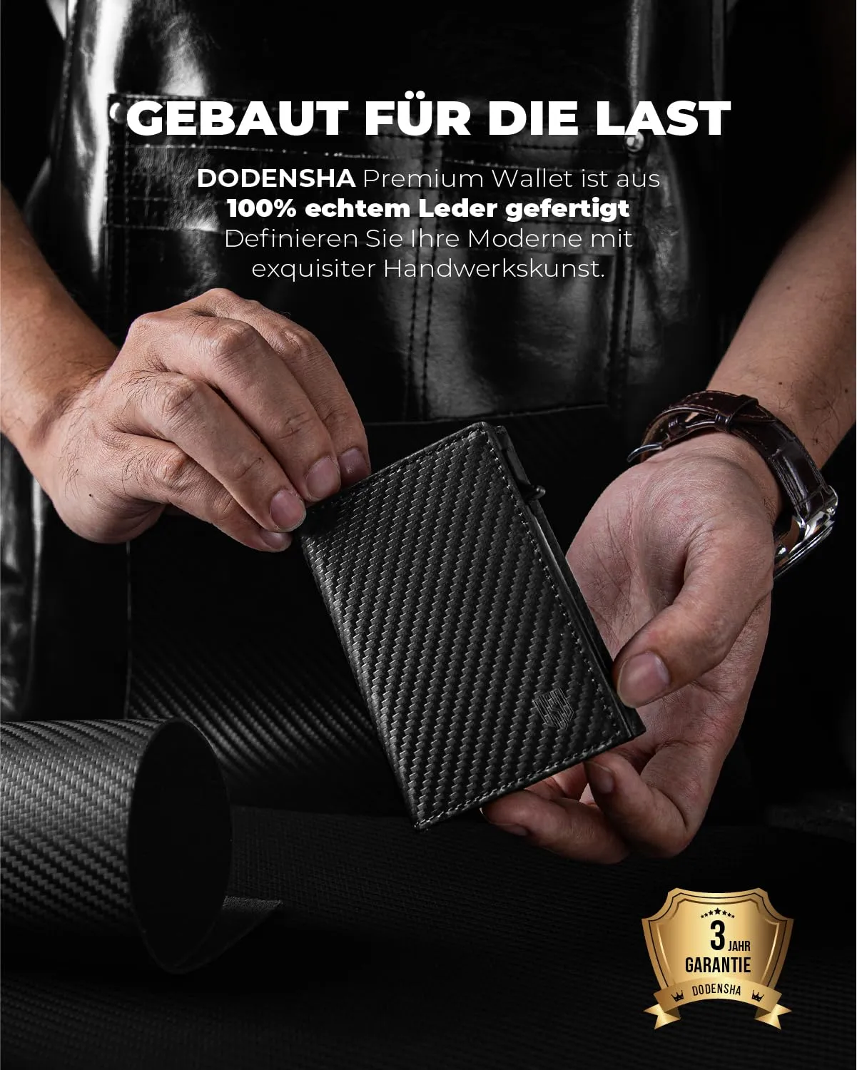 DDS IV - Leather Pop Up Credit Card Holder Wallet