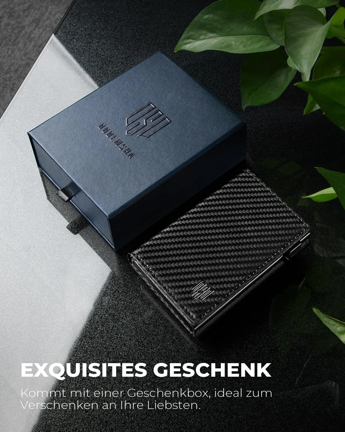 DDS IV - Leather Pop Up Credit Card Holder Wallet