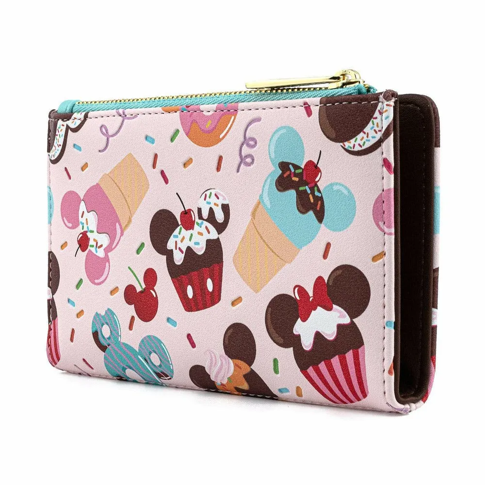 DISNEY MICKEY AND MINNIE SWEETS FLAP WALLET