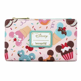 DISNEY MICKEY AND MINNIE SWEETS FLAP WALLET