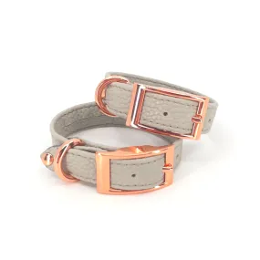 Dove Gray Vegan Petite Bondage Cuffs - 5-7" - Limited Edition