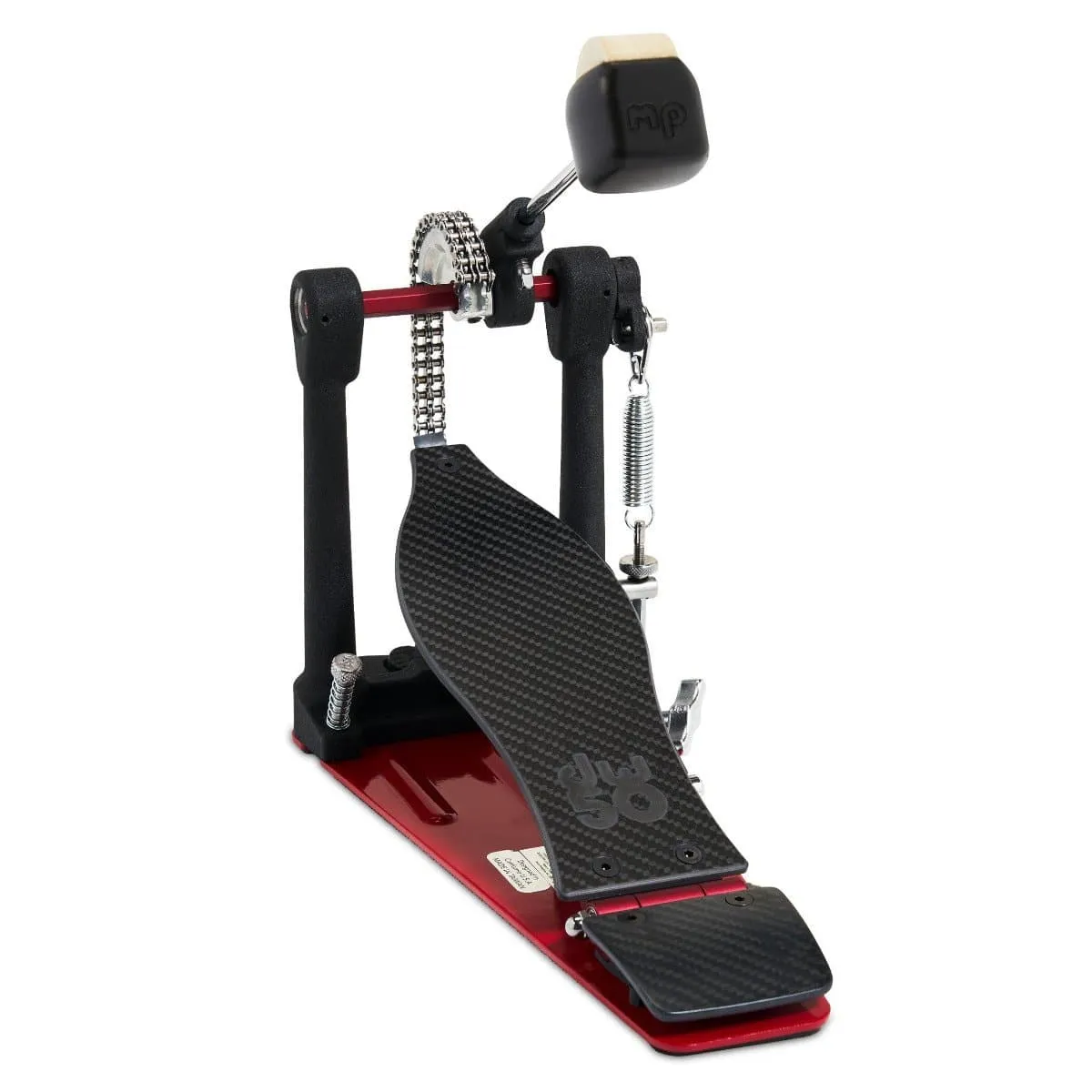 DW DWCP5050AD4C 50th Anniversary Limited Edition 5000 Series Carbon Fiber Single Pedal