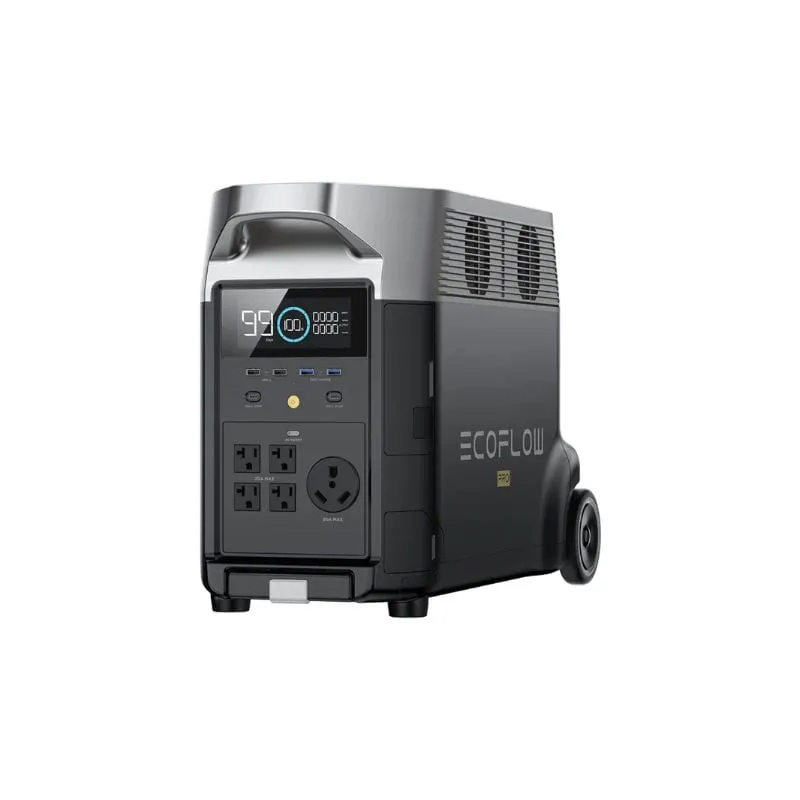 EcoFlow DELTA Pro Solar Generator   3x 400W Solar Panels