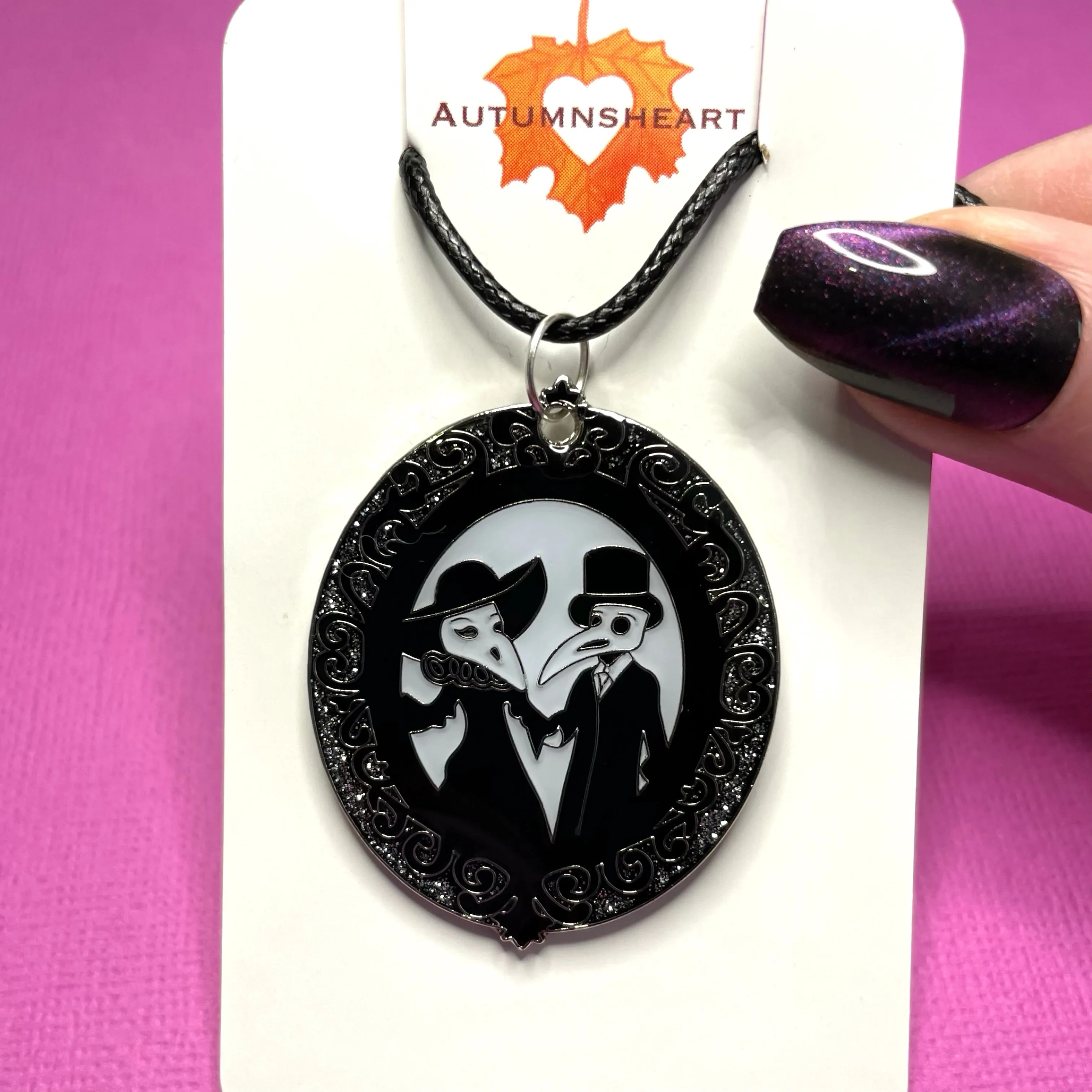 Elegant Plague Doctor Couple cameo