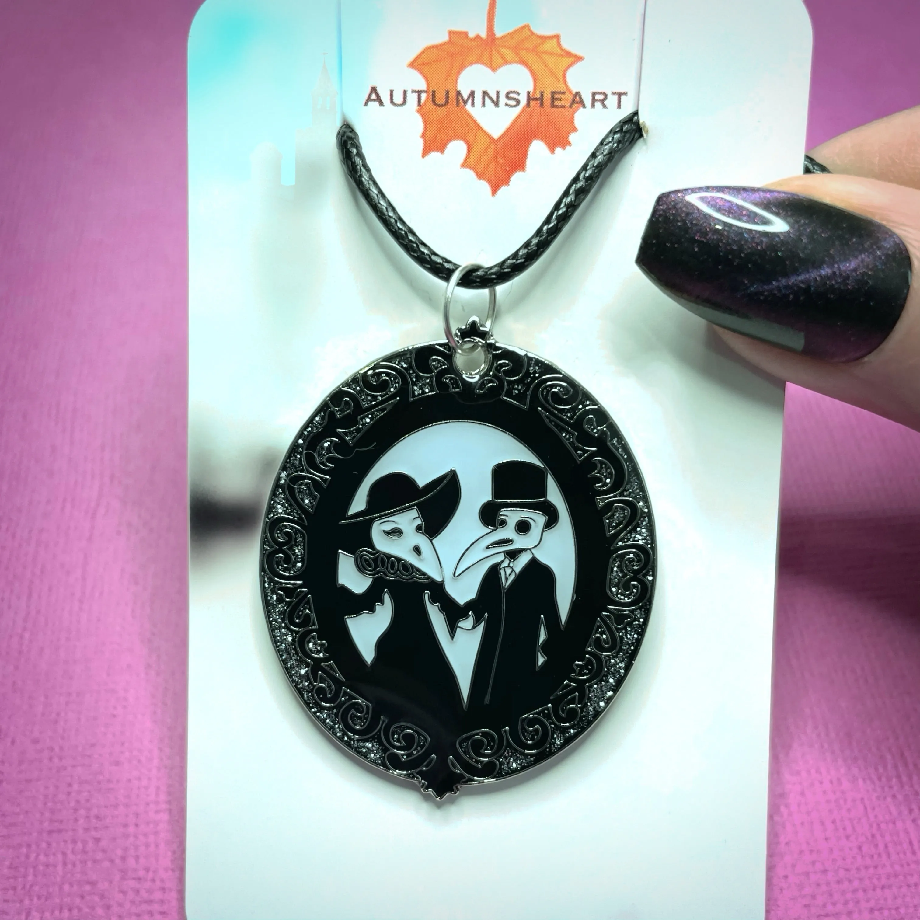 Elegant Plague Doctor Couple cameo