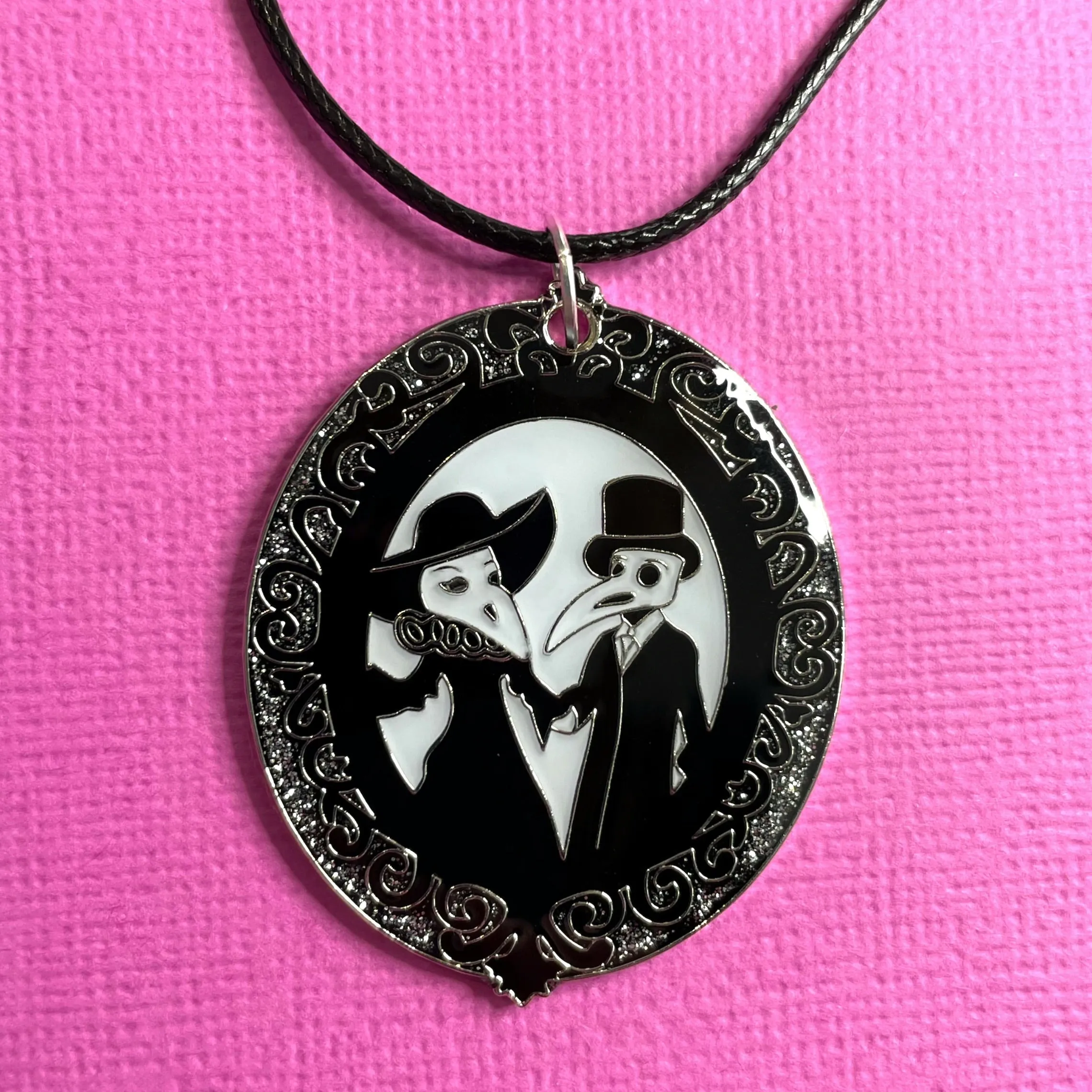 Elegant Plague Doctor Couple cameo