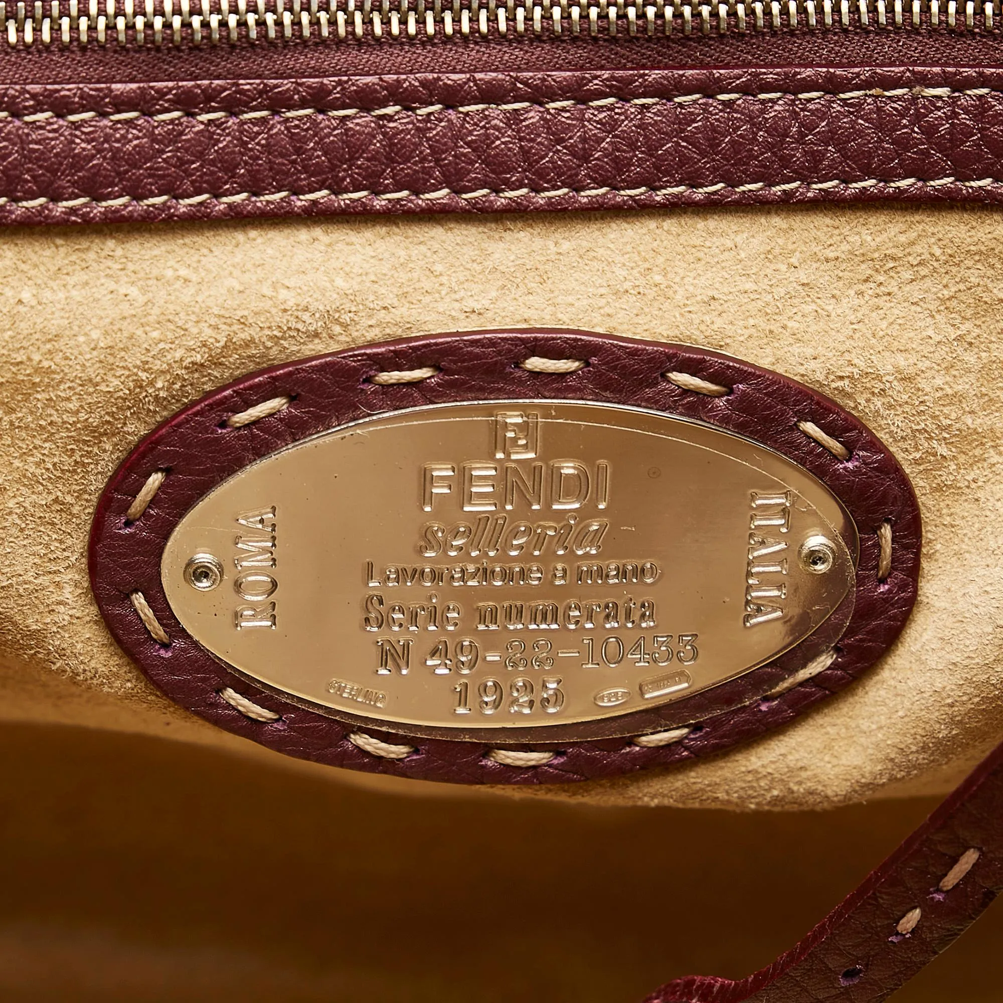 Fendi Selleria Linda Leather Handbag (SHG-27779)