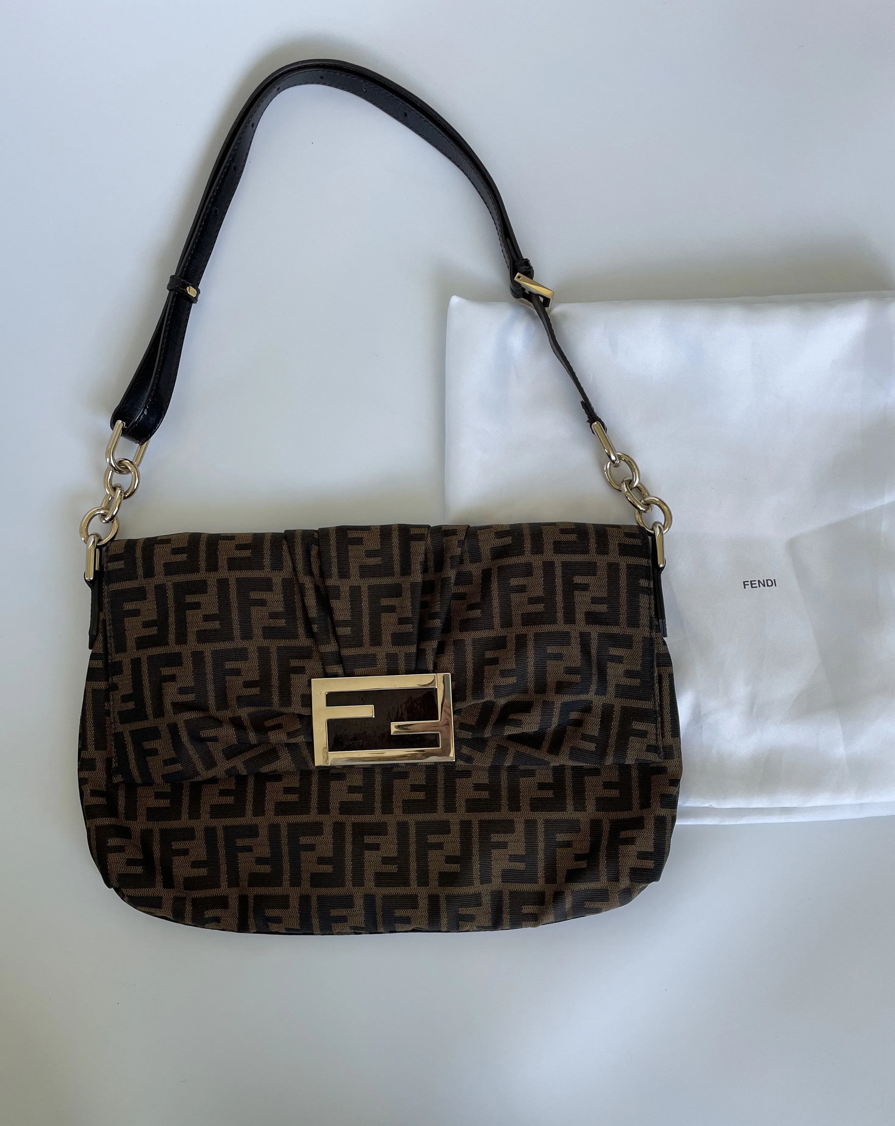 FENDI | ZUCCA MIA BAG | BROWN