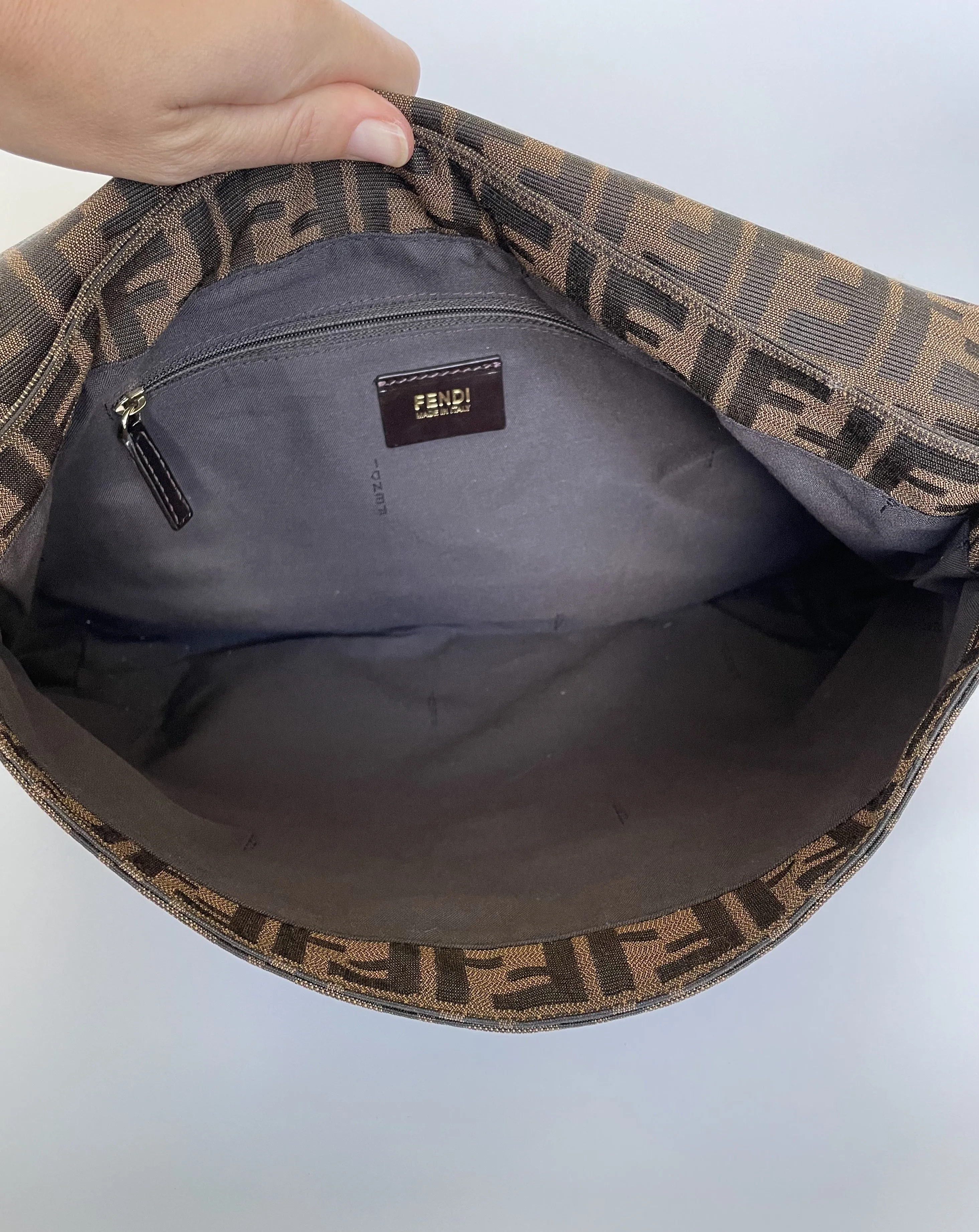 FENDI | ZUCCA MIA BAG | BROWN