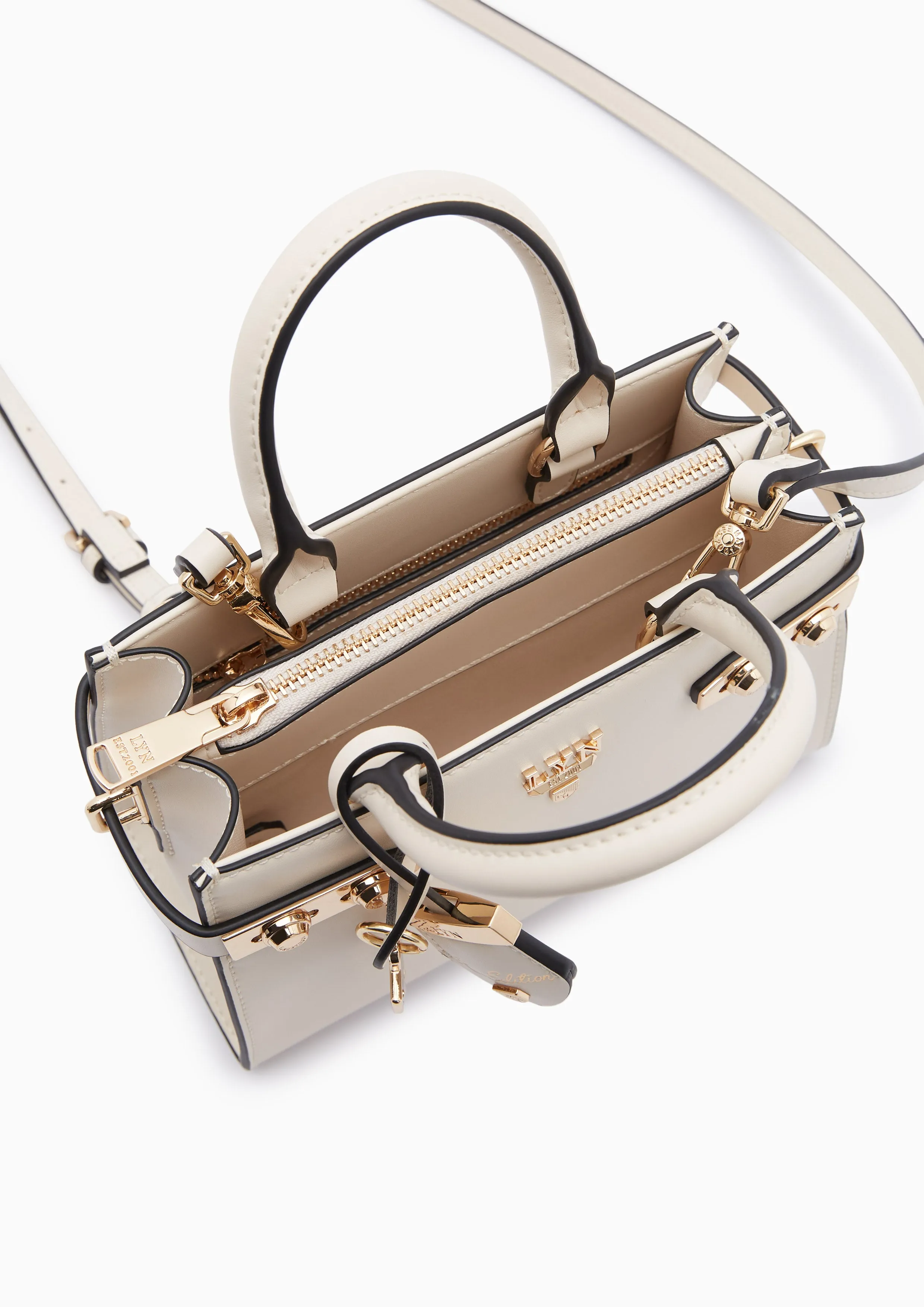Fineness Re-Edit Top S Handbag - Ivory