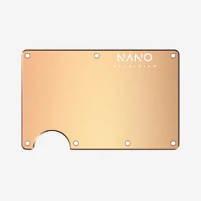 Front & Back Wallet Cover Plates (Spectre Gold)