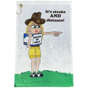 Funny Golf Rules Golf Towel