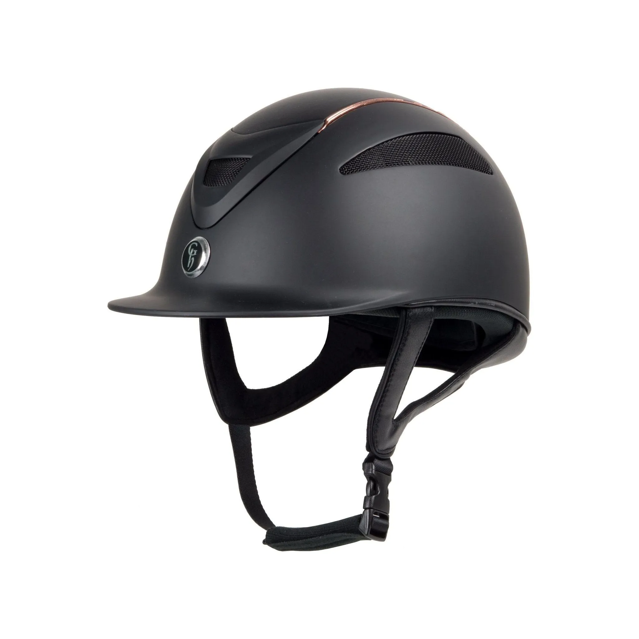 Gatehouse Conquest MKII - Riding Hat - Black/Rose Gold Limited Edition