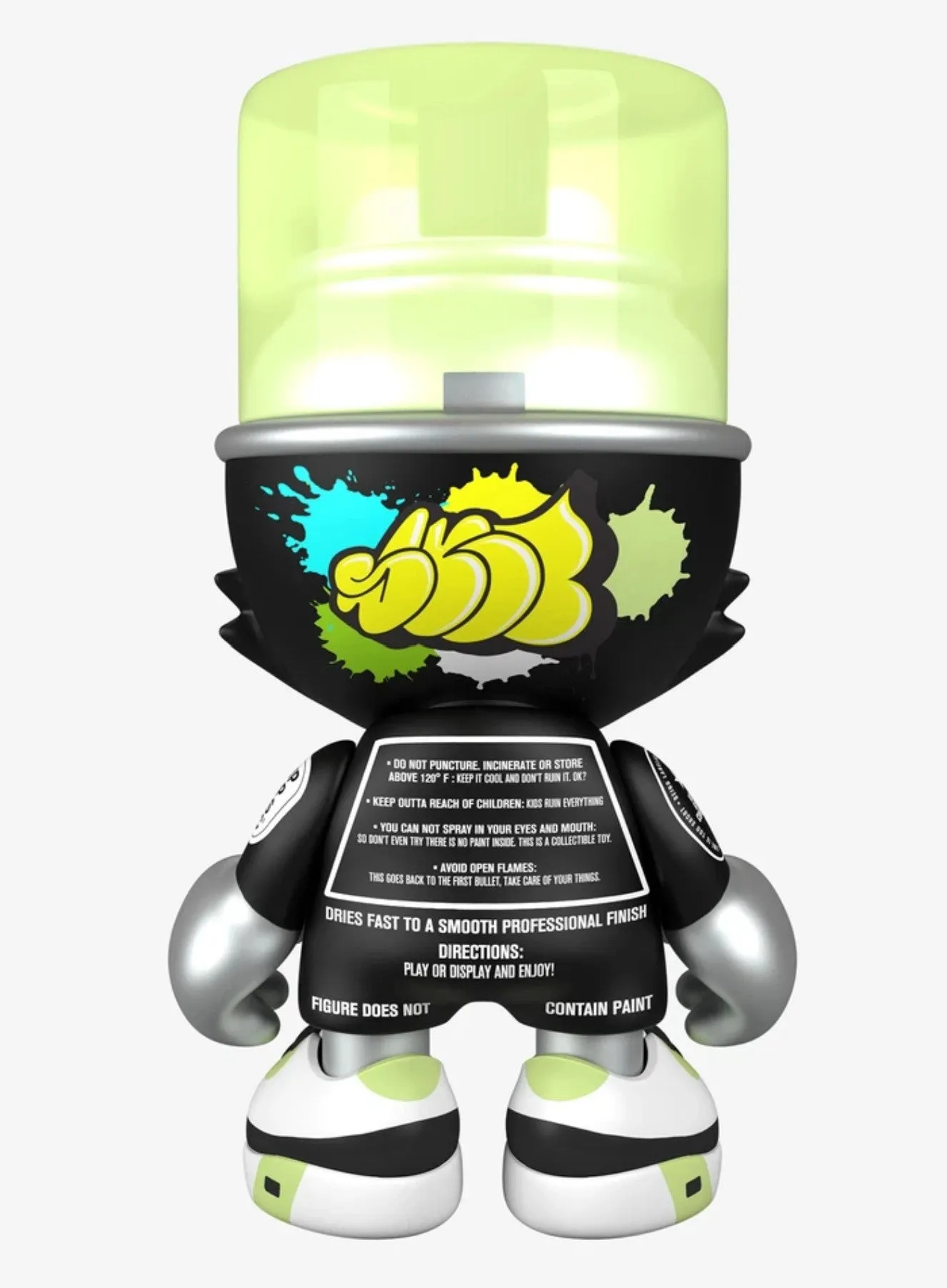 Glow in the Dark Green SuperKranky SuperPlastic Art Toy by Sket-One