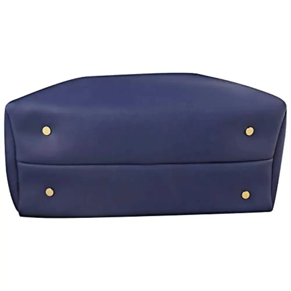 GM Creations ? PU Leather Latest Trendy Fashionable Ladies Top Handle Handbag With Sling Bag Shoulder Bag Clutch Combo 4pcs Purse Set For Women And Girl Bag(Blue)