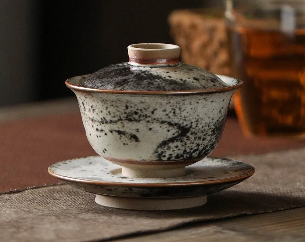 Gohobi Handmade Ceramic Black Ink Pitcher