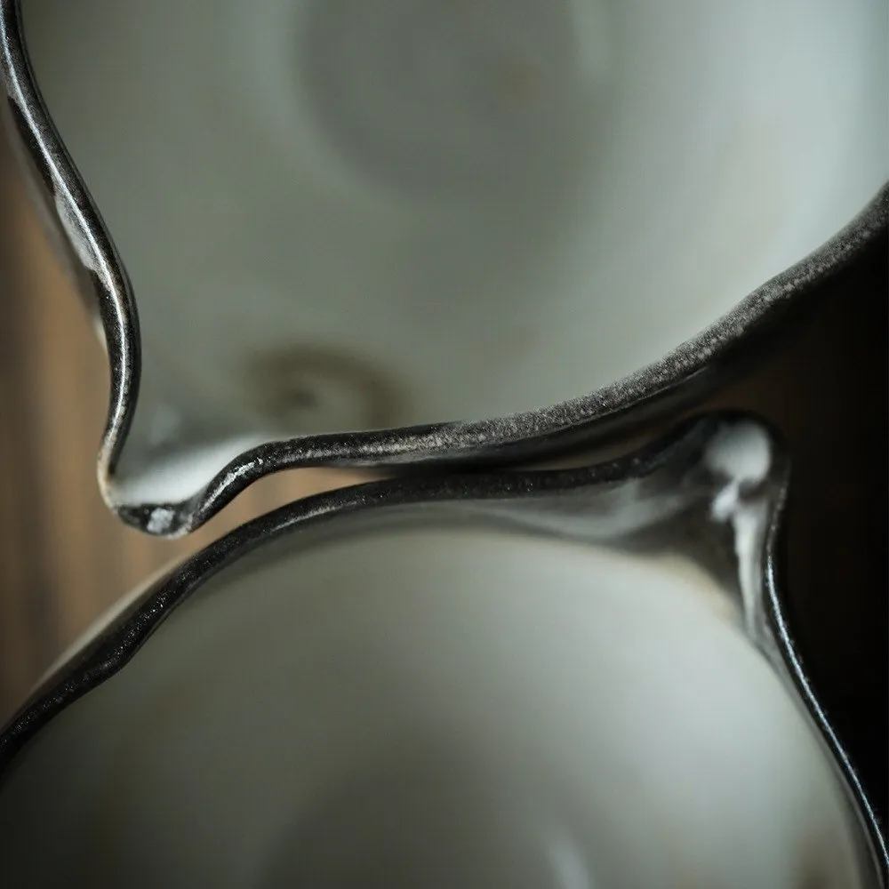 Gohobi Handmade Ceramic Black Ink Pitcher