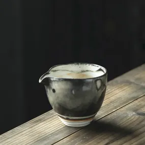 Gohobi Handmade Ceramic Black Ink Pitcher