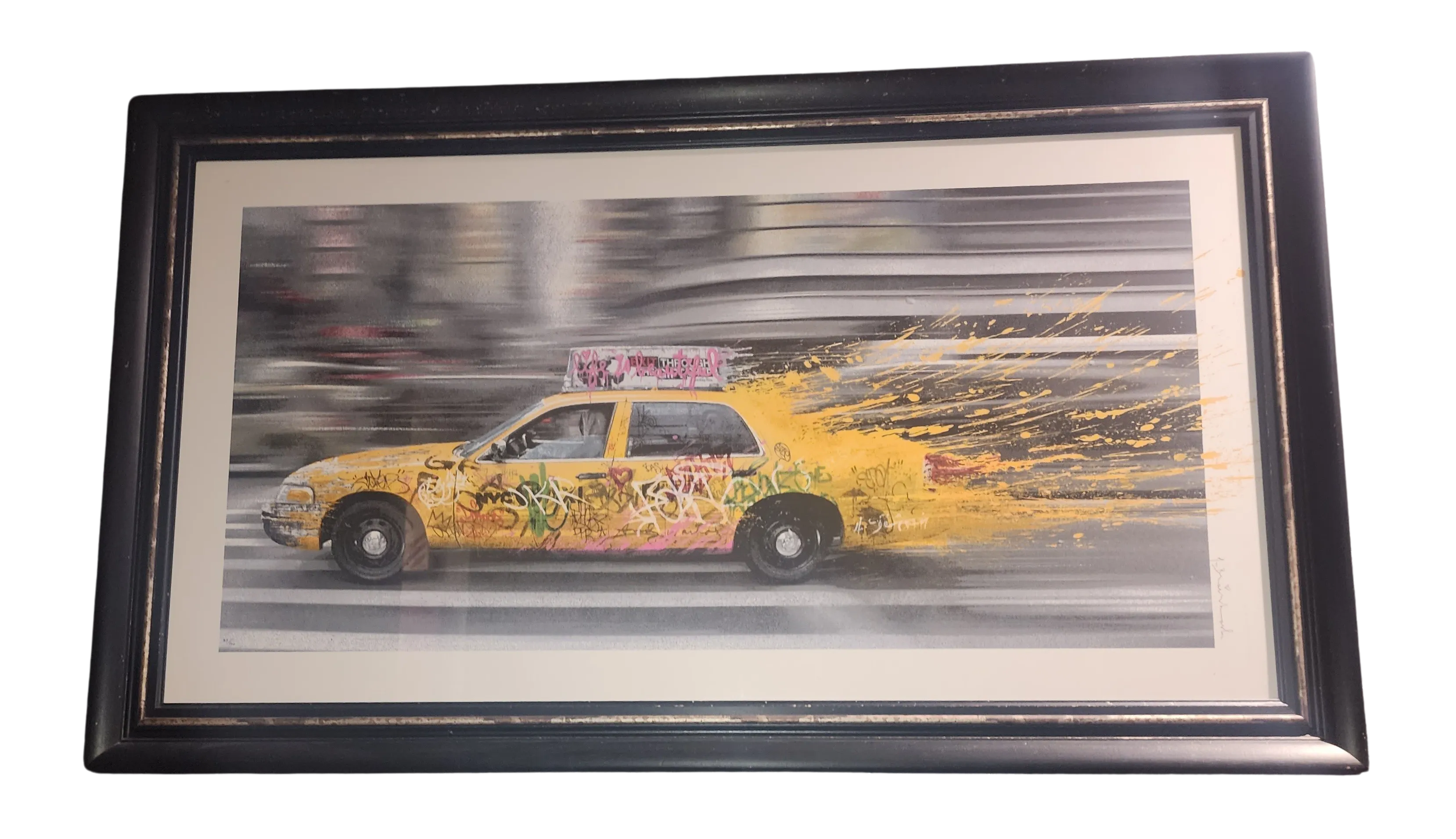 Going to NY Silkscreen Print by Mr Brainwash- Thierry Guetta