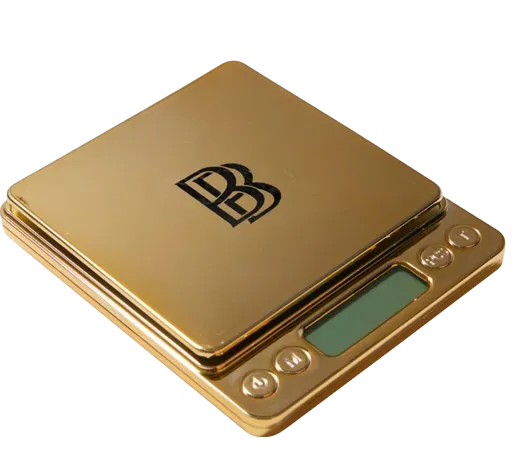 Gold Digital Scale Object Art by Ben Baller